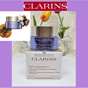 NIB Clarins Nutri-Lumière  Revive- Nourishing Anti-Aging Day Cream 1.6oz